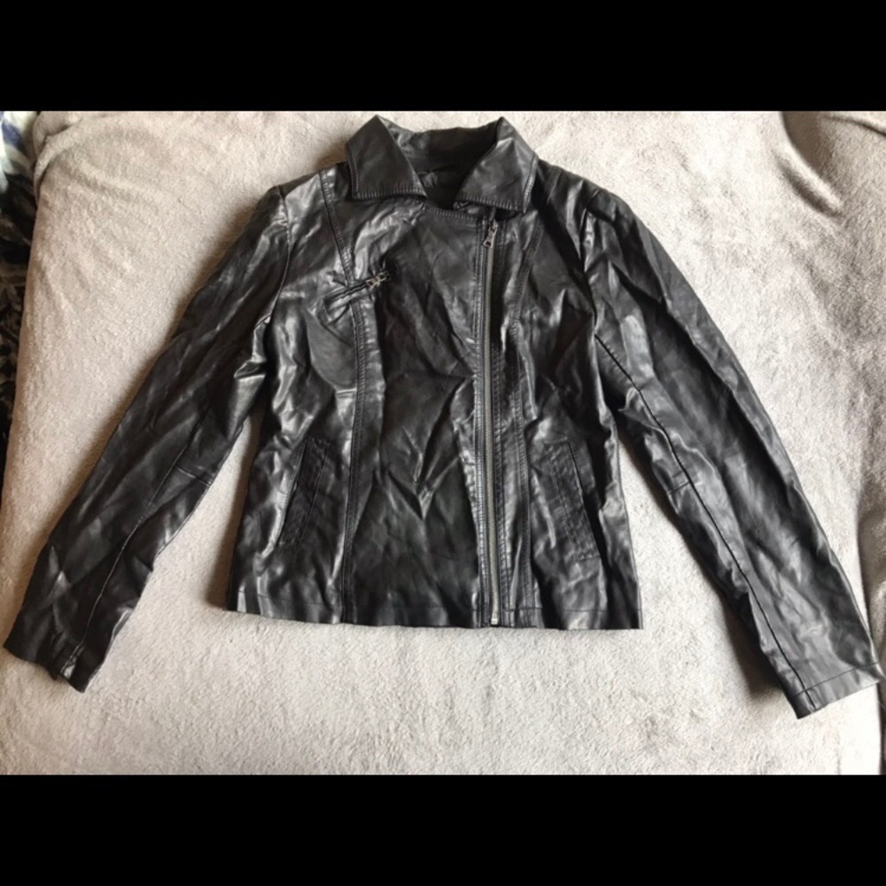 a.n.a pleather jacket